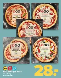 Netto ØGO økologisk pizza, DKK 28 tilbud