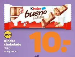 Netto Kinder chokolade, DKK 10 tilbud
