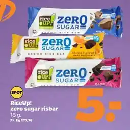 Netto RiceUp! zero sugar risbar, DKK 5 tilbud