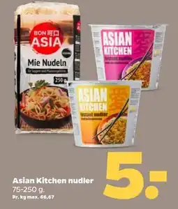 Netto Asian Kitchen nudler, DKK 5 tilbud