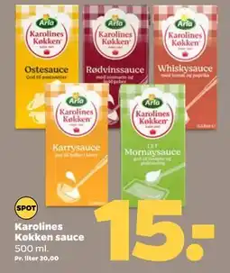 Netto Karolines Køkken sauce, DKK 15 tilbud