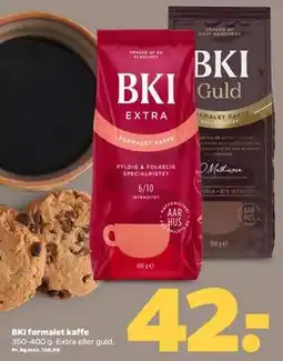 Netto BKI formalet kaffe, DKK 42 tilbud