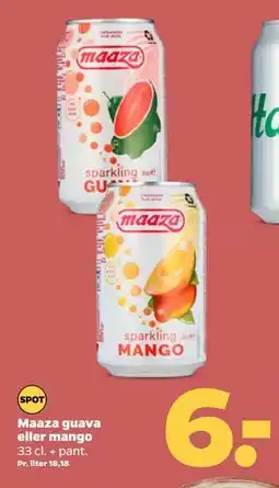 Netto Maaza guava eller mango, DKK 6 tilbud