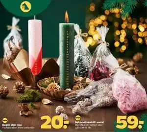Netto Dekorationsskål i metal, DKK 59 tilbud