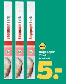 Netto Bagepapir, DKK 5 tilbud