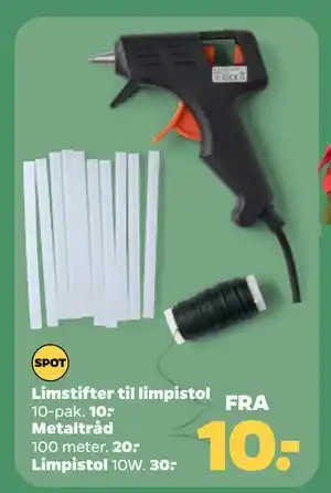 Netto Limstifter til limpistol tilbud