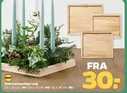 Netto Dekorationsfad i træ tilbud
