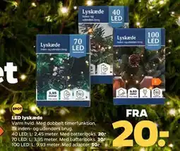 Netto LED lyskæde tilbud