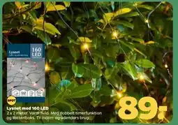 Netto Lysnet med 160 LED, DKK 89 tilbud