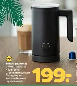 Netto Mælkeskummer, DKK 199 tilbud