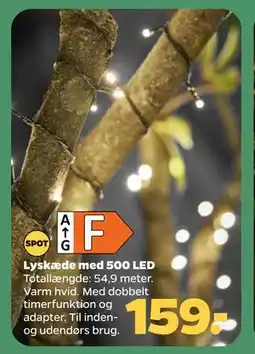 Netto Lyskæde med 500 LED, DKK 159 tilbud
