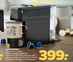 Netto Kaffemaskine, DKK 399 tilbud