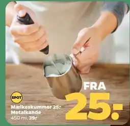 Netto Mælkeskummer, DKK 25 tilbud