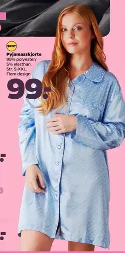 Netto Pyjamasskjorte, DKK 99 tilbud