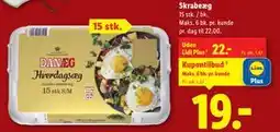 Lidl Skrabeæg, DKK 22, App-pris tilbud