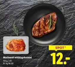Lidl Marineret middagskotelet, DKK 12 tilbud