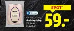 Lidl Andebryststeg, DKK 59 tilbud