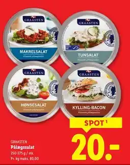 Lidl Pålægssalat, DKK 20 tilbud