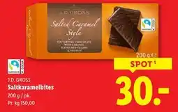 Lidl Saltkaramelbites, DKK 30 tilbud
