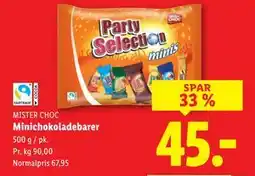 Lidl Minichokoladebarer, DKK 45 tilbud