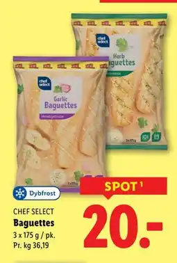 Lidl Baguettes, DKK 20 tilbud