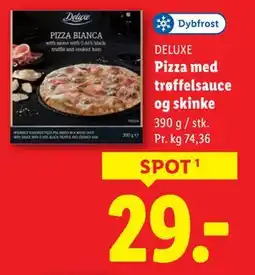 Lidl Pizza med trøffelsauce og skinke, DKK 29 tilbud