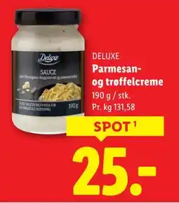 Lidl Parmesan- og trøffelcreme, DKK 25 tilbud