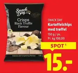 Lidl Kartoffelchips med trøffel, DKK 15 tilbud