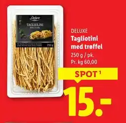Lidl Tagliotini med trøffel, DKK 15 tilbud