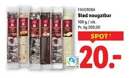 Lidl Blød nougatbar, DKK 20 tilbud