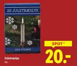 Lidl Juletræslys, DKK 20 tilbud