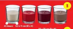 Lidl Duftlys i glas, DKK 25 tilbud