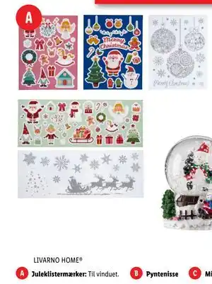 Lidl Juleklistermærker, DKK 10 tilbud