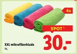 Lidl XXL mikrofiberklude, DKK 30 tilbud