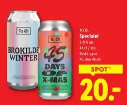 Lidl Specialøl, DKK 20 tilbud