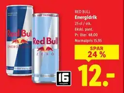 Lidl Energidrik, DKK 12 tilbud