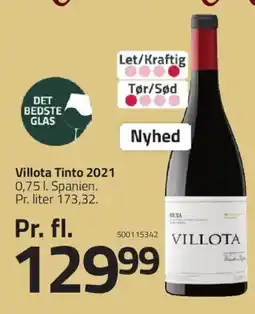 Fleggaard Villota Tinto 2021 tilbud