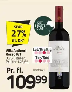 Fleggaard Villa Antinori Rosso IGT tilbud
