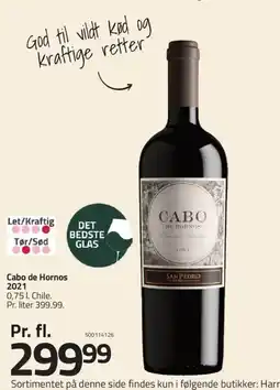 Fleggaard Cabo de Hornos 2021 Chile. tilbud