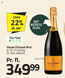 Fleggaard Veuve Clicquot Brut Frankrig. tilbud