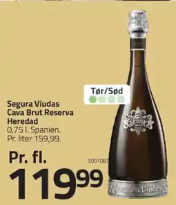 Fleggaard Segura Viudas Cava Brut Reserva Heredad tilbud