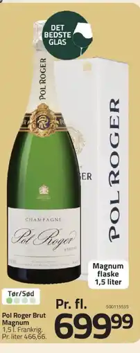 Fleggaard Pol Roger Brut Magnum tilbud
