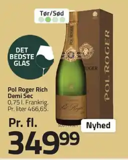 Fleggaard Pol Roger Rich Demi Sec tilbud