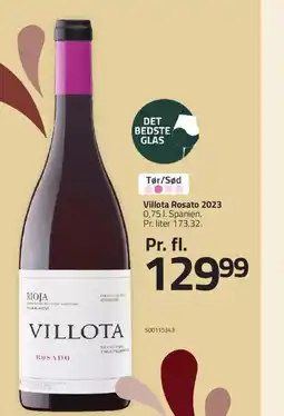 Fleggaard Villota Rosato 2023 Spanien. tilbud