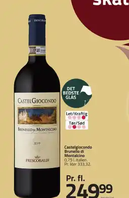 Fleggaard Castelgiocondo Brunello di Montalcino . Italien. tilbud