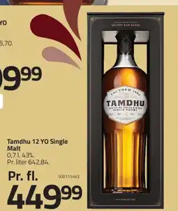 Fleggaard Tamdhu 15 YO Single Malt tilbud