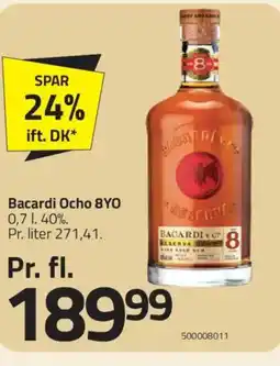 Fleggaard Bacardi Ocho 8YO tilbud