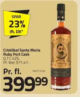 Fleggaard Cristóbal Santa Maria Ruby Port Cask tilbud