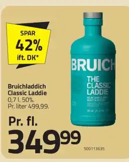 Fleggaard Bruichladdich Classic Laddie 50%. tilbud