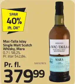 Fleggaard Mac-Talla Islay Single Malt Scotch Whisky, Mara tilbud